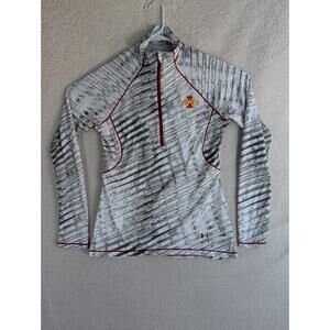 Under Armour ISU Cyclones Shirt Top Womens Medium Iowa State University 1/4 Zip